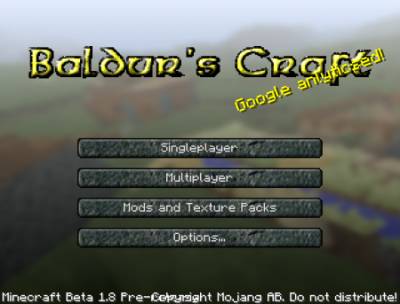 Baldur's Textures для Minecraft