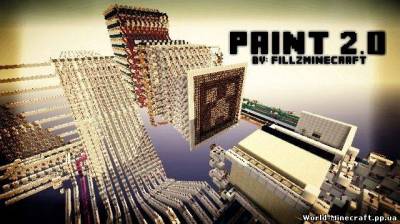 Карта Paint 2.0 для Minecraft 1.2.5